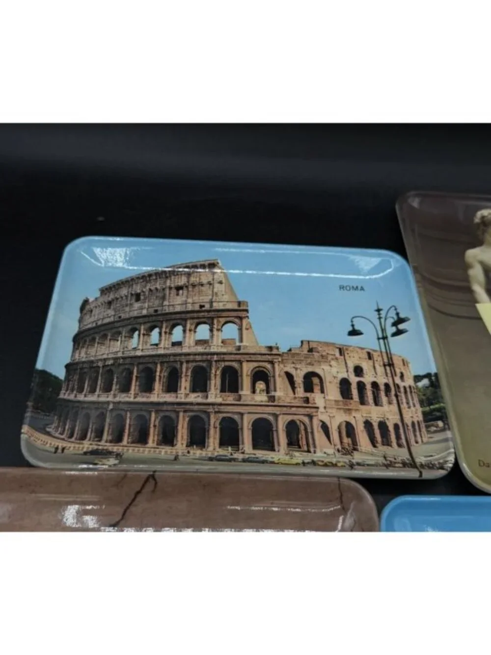 Mebel Italy Melamine Tray 4 Roma Florence David Creation Of Adam Colosseum Forum